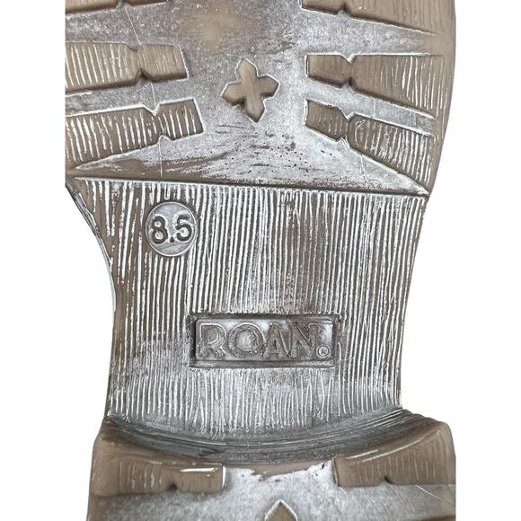 Roan X Bed Stu Women’s Affair Tan Suede Combat Boot Size US 8.5 - Picture 10 of 10